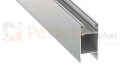 Profil LED aluminiowy architektoniczny profil_do_lamp nowoczesny_profil_led nawierzchniowy srebrny anodowany napowierzchniowy oświetlenie_LED dolio perfektmarket