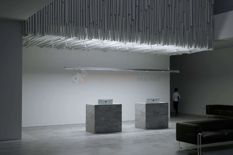 Profil do taśm LED architektoniczny typ Dulio biały 2m