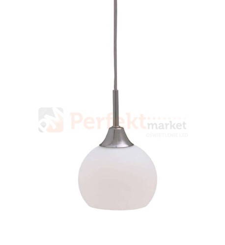 lampa wisząca Globus chrom srebrna szklana zwis mleczno-biała biała matowe_szkło mat okrągła Markslojd 446941 perfektmarket.jpg