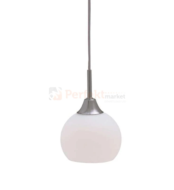 lampa wisząca Globus chrom srebrna szklana zwis mleczno-biała biała matowe_szkło mat okrągła Markslojd 446941 perfektmarket.jpg