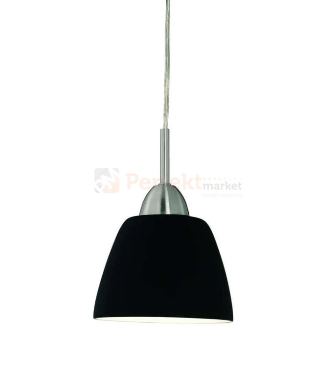 lampa wisząca Brell chrom srebrna szklana zwis czarna mat okrągła Markslojd 455323 perfektmarket.jpg