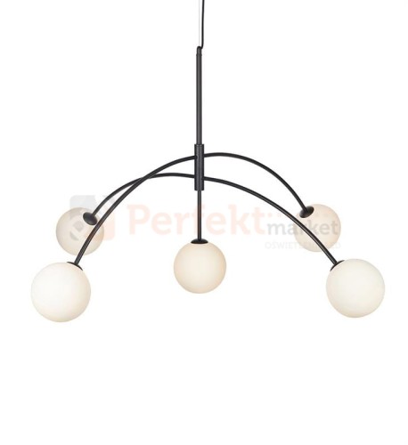 dekoracyjna lampa wiszaca heaven biała kule białe_kule skandynawska 5L zwis szklana markslojd 107560 perfektmarket.jpg