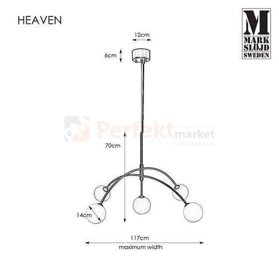dekoracyjna lampa wiszaca heaven biała kule białe_kule skandynawska 5L zwis szklana chrom srebrna chromowana markslojd 107559 perfektmarket.jpg