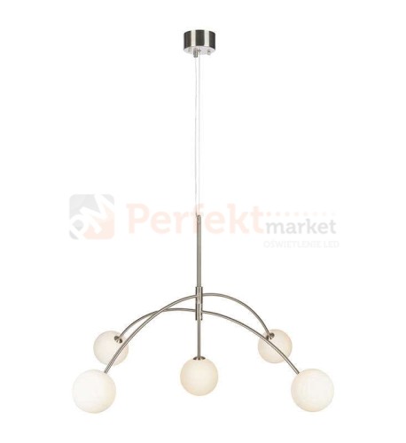 dekoracyjna lampa wiszaca heaven biała kule białe_kule skandynawska 5L zwis szklana chrom srebrna chromowana markslojd 107559 perfektmarket.jpg