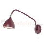 kinkiet regulowany na wysięgniku do sypialni  lampa_ścenna Valencia 106084 Markslojd bordo czerwona burgund retro chrom perfektmarket.jpg