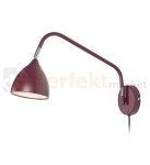 kinkiet regulowany na wysięgniku do sypialni  lampa_ścenna Valencia 106084 Markslojd bordo czerwona burgund retro chrom perfektmarket.jpg