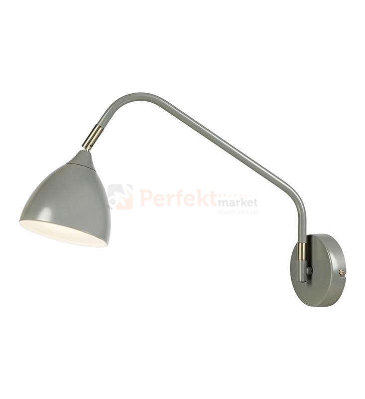 kinkiet regulowany na wysięgniku do sypialni  lampa_ścenna Valencia 106085 Markslojd szara szary pastelowa retro chrom perfektmarket.jpg