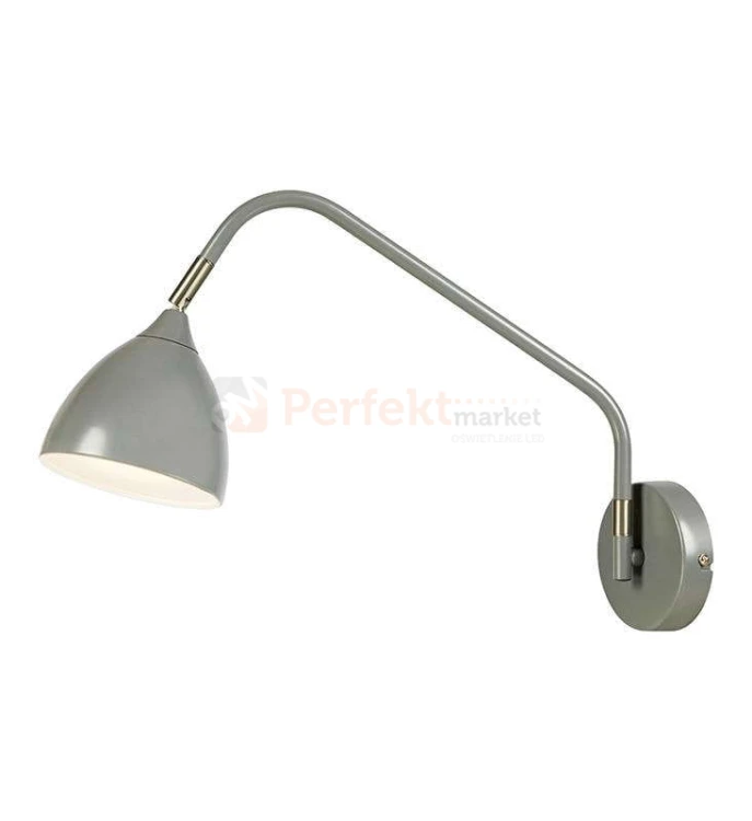 kinkiet regulowany na wysięgniku do sypialni  lampa_ścenna Valencia 106085 Markslojd szara szary pastelowa retro chrom perfektmarket.jpg