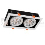 oprawa downlight wpuszczana ar111 es111 plaza podwojna biala gu10 perfektmarket.jpg