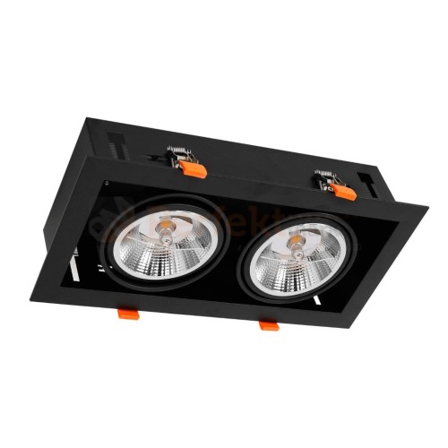 oprawa downlight wpuszczana ar111 es111 plaza podwojna czarna gu10 perfektmarket.jpg