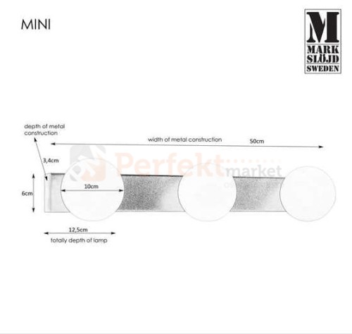 kinkiet listwa hermetyczny wodoszczelny wodoodporny lampa_do_łazienki IP44 do salonu lampa_ścienna mini kula szklana biała_kula 107205 Markslojd czarna modernizm perfektmarket.jpg