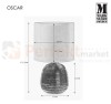 lampa stołowa biurkowa złoto złoty złota glamour elegancka tekstylny_abażur czarny do sypialni oscar 107068 Markslojd ceramika ceramiczna perfektmarket.jpg
