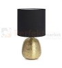 lampa stołowa biurkowa złoto złoty złota glamour elegancka tekstylny_abażur czarny do sypialni oscar 107068 Markslojd ceramika ceramiczna perfektmarket.jpg