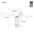 lampa stołowa biurkowa czarna glamour elegancka tekstylny_abażur czarny do sypialni proud 107483 Markslojd ceramika szklana restauracji do_hotelu perfektmarket.jpg