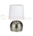lampa stołowa biurkowa dekoracyjna chrom biała chromowana tekstylny_abażur do sypialni do_restauracji kula okrągła błyszcząca hammer 105961 Markslojd stalowa perfektmarket.jpg