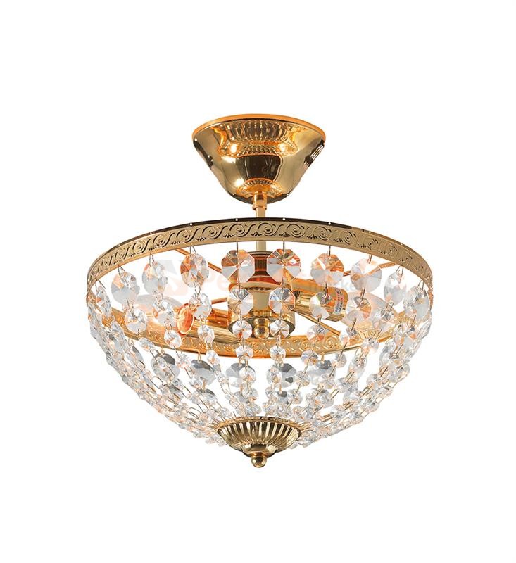 lampa sufitowa plafon hanaskog złota kryształowa złoty zwis  okrągła pałacowa glamour crystal Markslojd 10046 perfektmarket.jpg