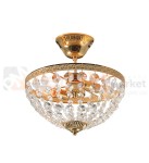 lampa sufitowa plafon hanaskog złota kryształowa złoty zwis  okrągła pałacowa glamour crystal Markslojd 10046 perfektmarket.jpg