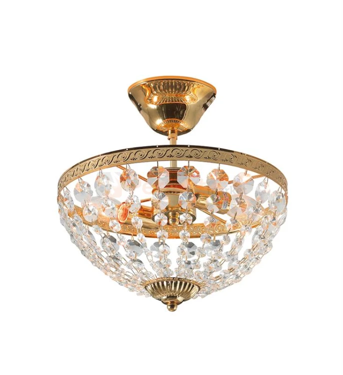 lampa sufitowa plafon hanaskog złota kryształowa złoty zwis  okrągła pałacowa glamour crystal Markslojd 10046 perfektmarket.jpg