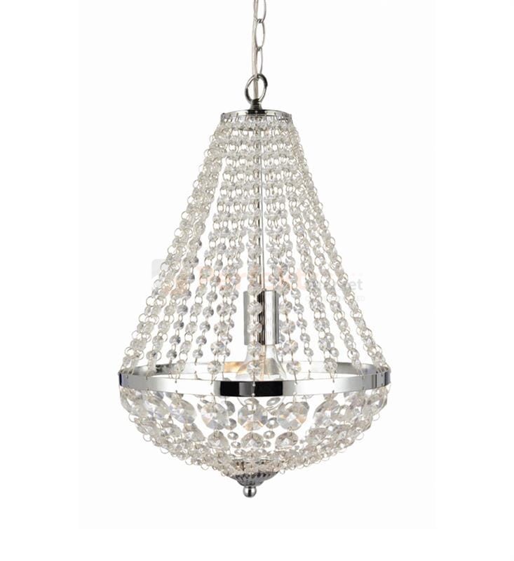 lampa wisząca granso chrom srebrna kryształowa chromowana zwis  okrągła pałacowa glamour crystal Markslojd 104889 perfektmarket.jpg