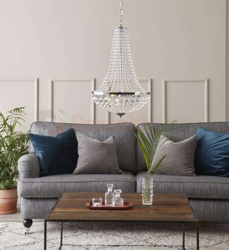lampa wisząca granso 2l chrom srebrna kryształowa chromowana zwis  okrągła pałacowa glamour crystal Markslojd 104890 perfektmarket.jpg