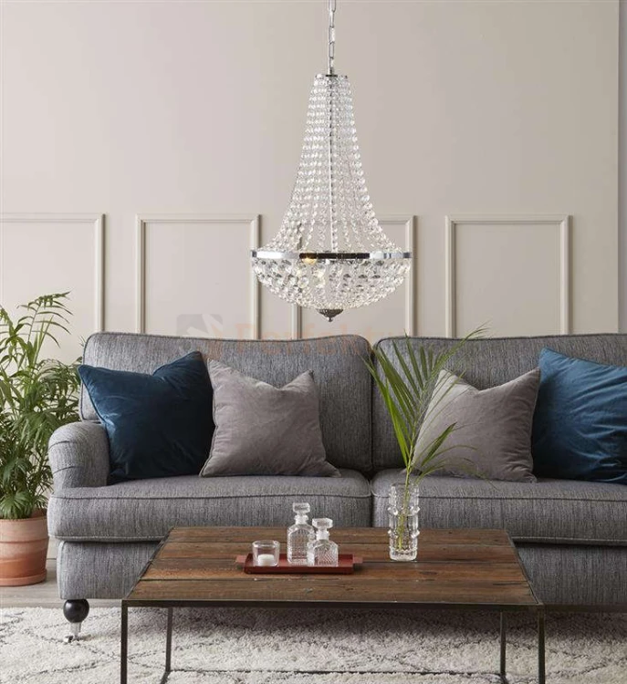 lampa wisząca granso 2l chrom srebrna kryształowa chromowana zwis  okrągła pałacowa glamour crystal Markslojd 104890 perfektmarket.jpg