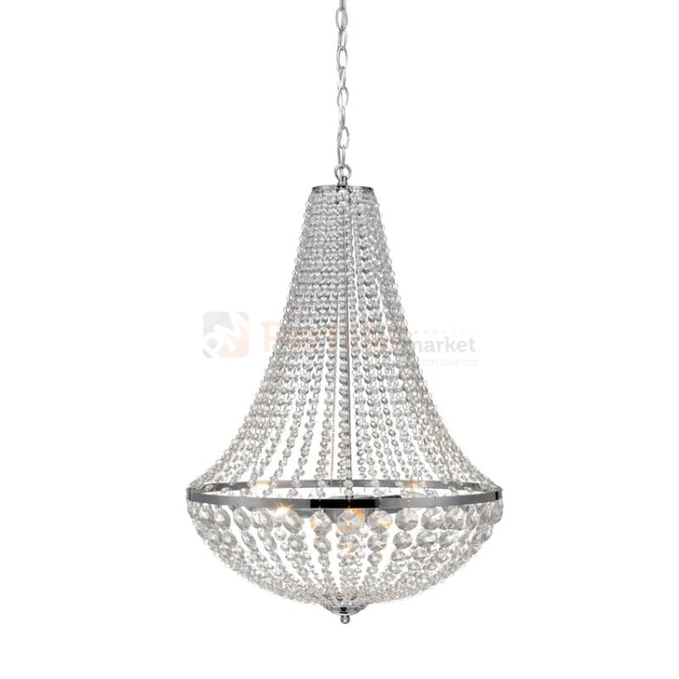 lampa wisząca granso 3l chrom srebrna kryształowa chromowana zwis  okrągła pałacowa glamour crystal Markslojd 105317 perfektmarket.jpg