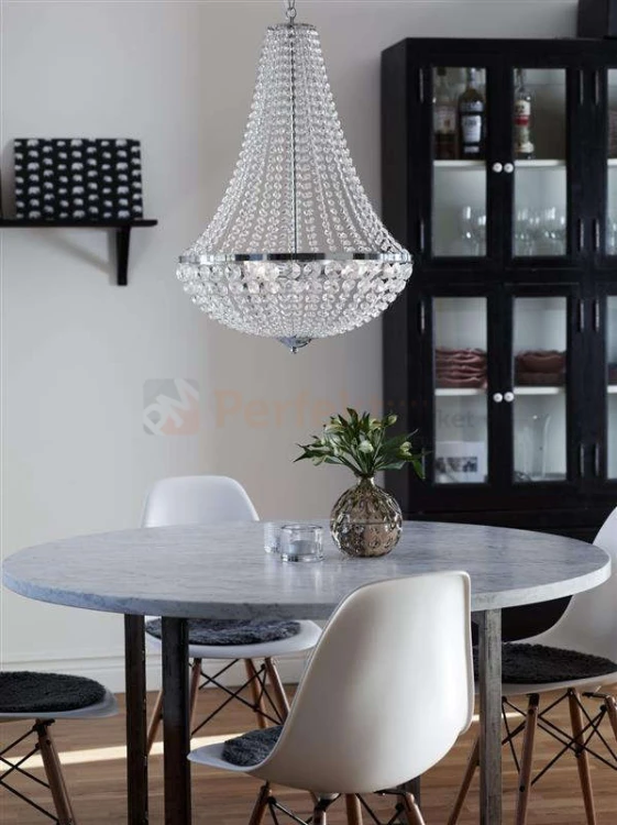 lampa wisząca granso 3l chrom srebrna kryształowa chromowana zwis  okrągła pałacowa glamour crystal Markslojd 105317 perfektmarket.jpg