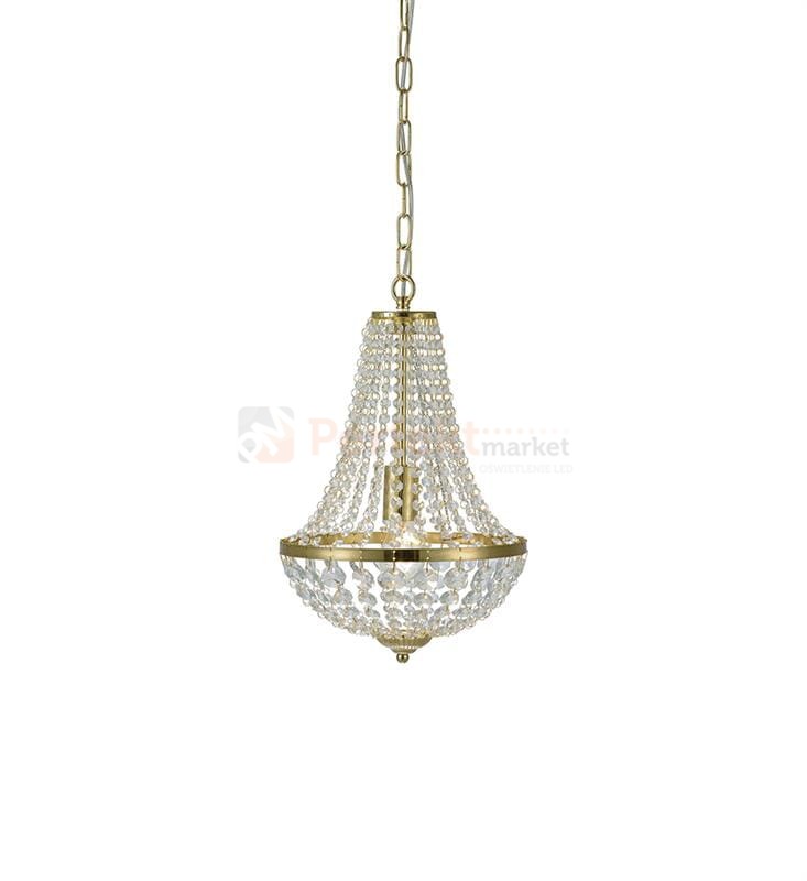 lampa wisząca granso złota złoto kryształowa zwis  okrągła pałacowa glamour crystal Markslojd 106118 perfektmarket.jpg