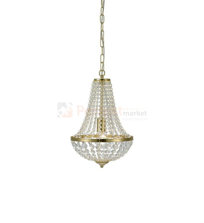 lampa wisząca granso złota złoto kryształowa zwis  okrągła pałacowa glamour crystal Markslojd 106118 perfektmarket.jpg