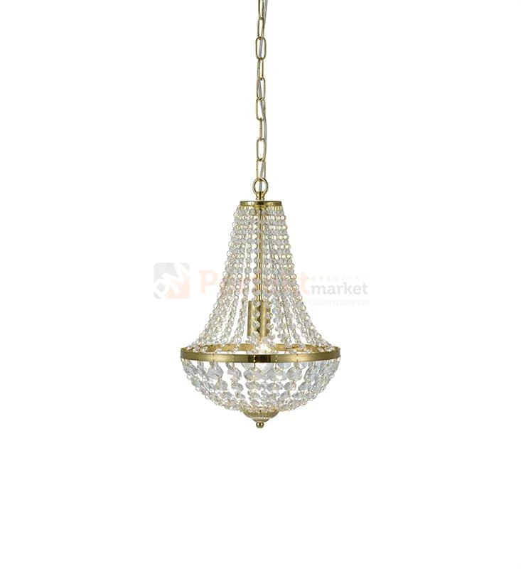lampa wisząca granso złota złoto kryształowa zwis  okrągła pałacowa glamour crystal Markslojd 106118 perfektmarket.jpg