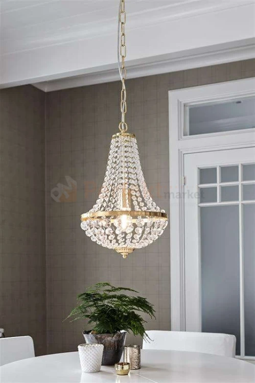 lampa wisząca granso złota złoto kryształowa zwis  okrągła pałacowa glamour crystal Markslojd 106118 perfektmarket.jpg