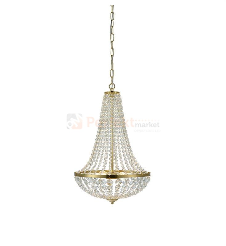 lampa wisząca granso 2l złota złoty gold kryształowa zwis  okrągła pałacowa glamour crystal Markslojd 106119 perfektmarket.jpg
