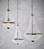 lampa wisząca granso czarny czarna kryształowa zwis  okrągła pałacowa glamour crystal Markslojd 107026 perfektmarket.jpg