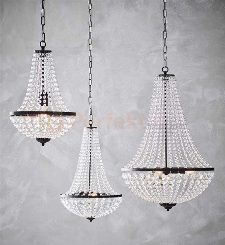 lampa wisząca granso czarny czarna kryształowa zwis  okrągła pałacowa glamour crystal Markslojd 107026 perfektmarket.jpg