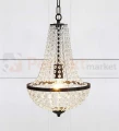 lampa wisząca granso czarny czarna kryształowa zwis  okrągła pałacowa glamour crystal Markslojd 107026 perfektmarket.jpg