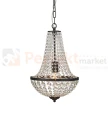 lampa wisząca granso czarny czarna kryształowa zwis  okrągła pałacowa glamour crystal Markslojd 107026 perfektmarket.jpg