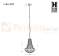 lampa wisząca granso czarny czarna kryształowa zwis  okrągła pałacowa glamour crystal Markslojd 107026 perfektmarket.jpg