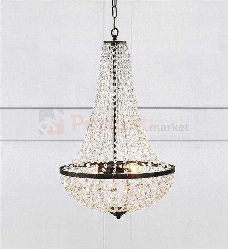 lampa wisząca granso 2l czarny czarna kryształowa zwis okrągła pałacowa glamour crystal Markslojd 107027 perfektmarket.jpg