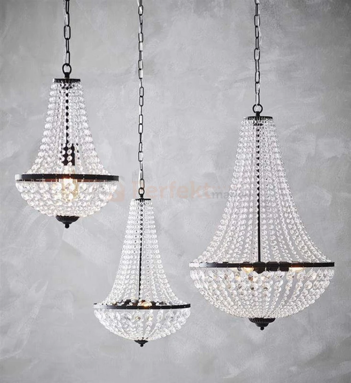 lampa wisząca granso 2l czarny czarna kryształowa zwis okrągła pałacowa glamour crystal Markslojd 107027 perfektmarket.jpg