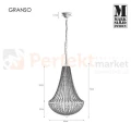 lampa wisząca granso 3l czarna kryształowa zwis  okrągła pałacowa glamour crystal Markslojd 107028 perfektmarket.jpg