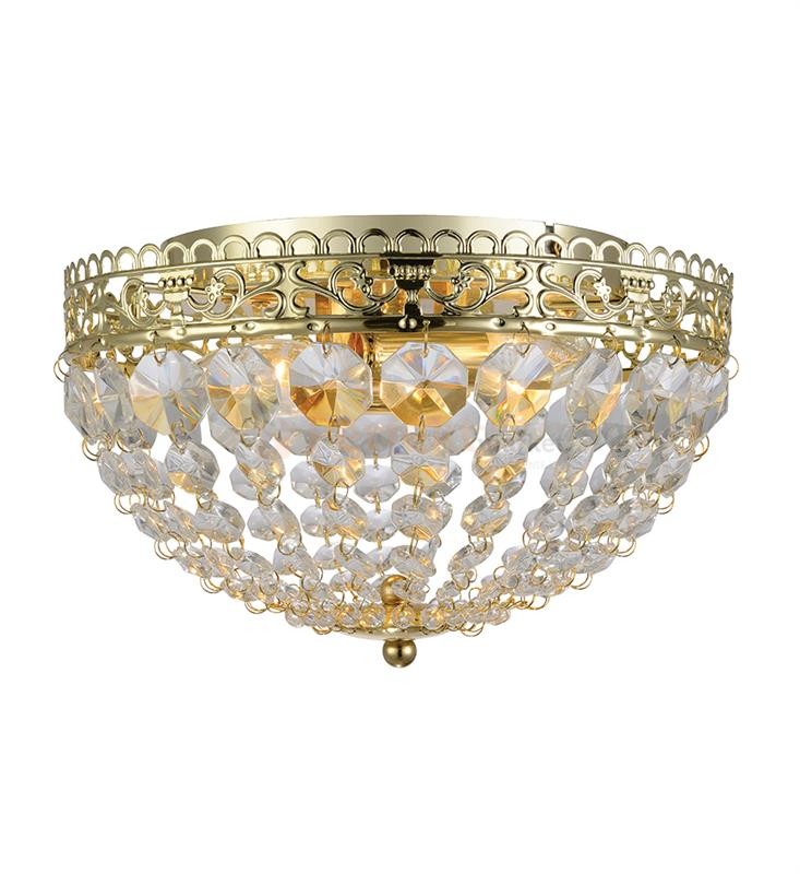 lampa sufitowa plafon saxholm złota kryształowa złoty zwis  okrągła pałacowa glamour crystal Markslojd 106063 perfektmarket.jpg