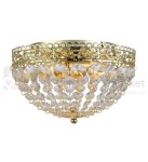 lampa sufitowa plafon saxholm złota kryształowa złoty zwis  okrągła pałacowa glamour crystal Markslojd 106063 perfektmarket.jpg