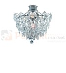 lampa sufitowa plafon rosendal srebrna chromowana kryształowa chrom okrągła pałacowa glamour crystal Markslojd 100511 perfektmarket.jpg