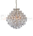 lampa wisząca rosendal 6l złota kryształowa złoty gold zwis  okrągła pałacowa kula glamour crystal Markslojd 100532 perfektmarket.jpg