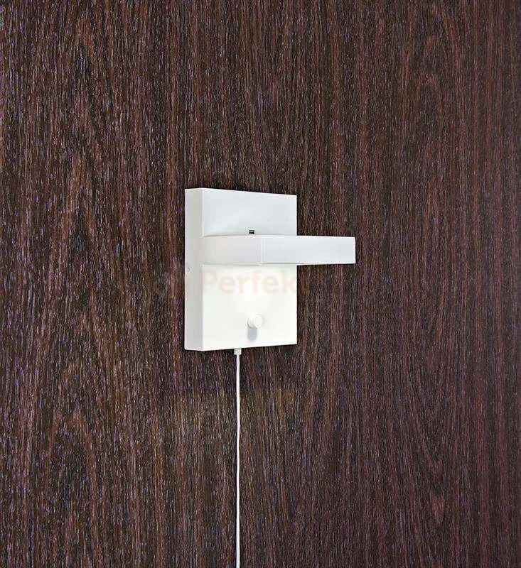 Lampa ścienna kinkiet LED design Kubik Markslojd 5W 106899 ładowarka USB biała