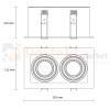 oprawa sufitowa wpuszczana regulowana downlight loft 2xgu10 modern day spectrum wymiary perfektmarket.jpg