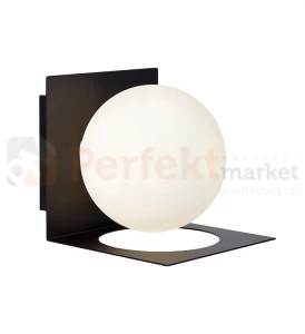Kinkiet lampa ścienna łazienkowa biała kula Zenit Markslojd IP44 107495 czarny