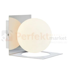 Kinkiet lampa ścienna łazienkowa kula Zenit Markslojd IP44 107488 biały