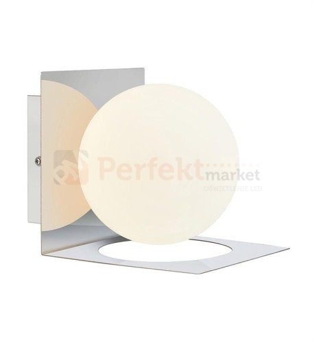 kinkiet na wysięgniku do salonu lampa_ścienna zenit kula szklana biała_kula 107488 Markslojd modernizm perfektmarket.jpg