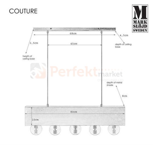 lampa wisząca couture czarny belka listwa czarna zwis kule kulista Markslojd 107037 perfektmarket.jpg